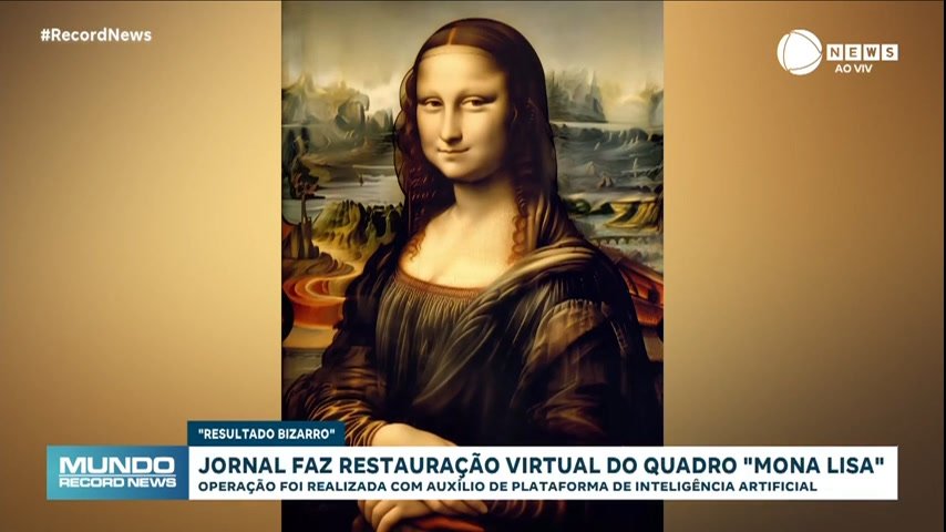 Jornal britnico restaura ‘Mona Lisa’ com ajuda de inteligncia artificial; veja como ficou jornal-britnico-restaura-‘mona-lisa’-com-ajuda-de-inteligncia-artificial;-veja-como-ficou