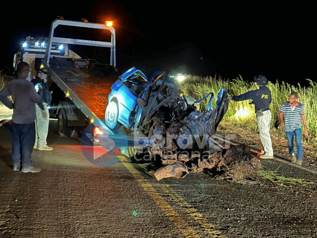 Colisão entre Gol e caminhão na BR-158 em Canarana mata jovem de 30 anos e deixa outro ferido gravemente