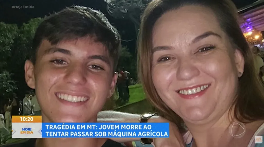 Mãe de adolescente morto ao tentar passar sob pulverizador fala à Rede Record, faz alerta e diz que operador não teve culpa
